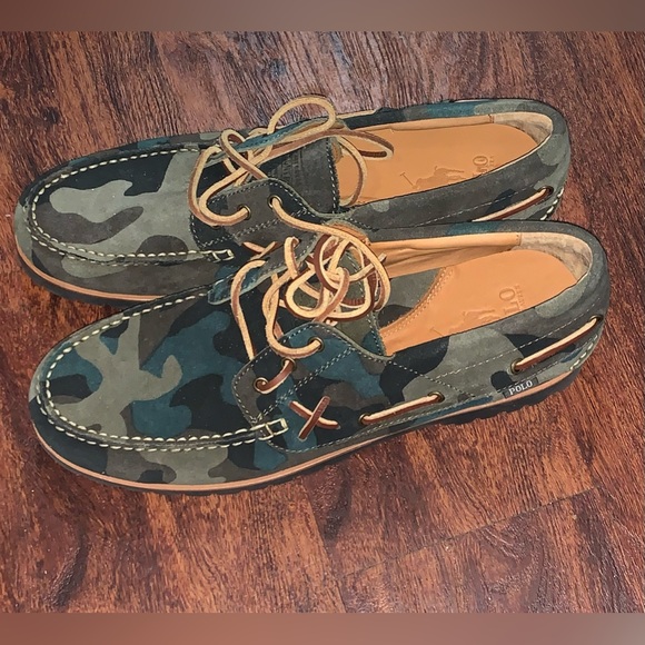 Ralph Lauren Polo shoes camo - size 12 - Picture 4 of 14
